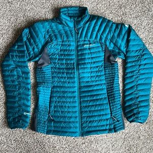 Eddie Bauer Women's MicroTherm 1.0 Down Puffer Jacket in Teal - Tall Medium (TM)